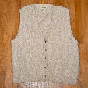 Eddie‎ Bauer Men's Tall Knit Sweater Vest Sz XL